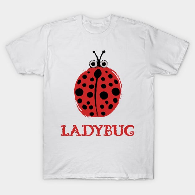 Ladybug T-Shirt by evisionarts